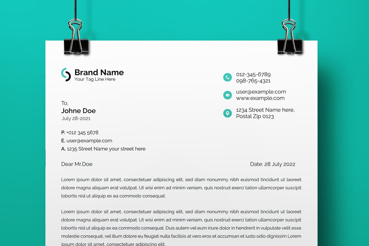 Template #377716 A4 Blank Webdesign Template - Logo template Preview