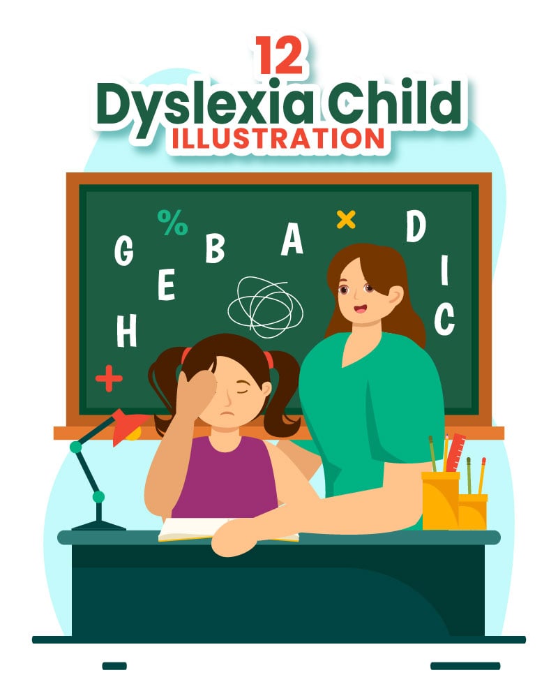 Template #377790 Child Dyslexia Webdesign Template - Logo template Preview