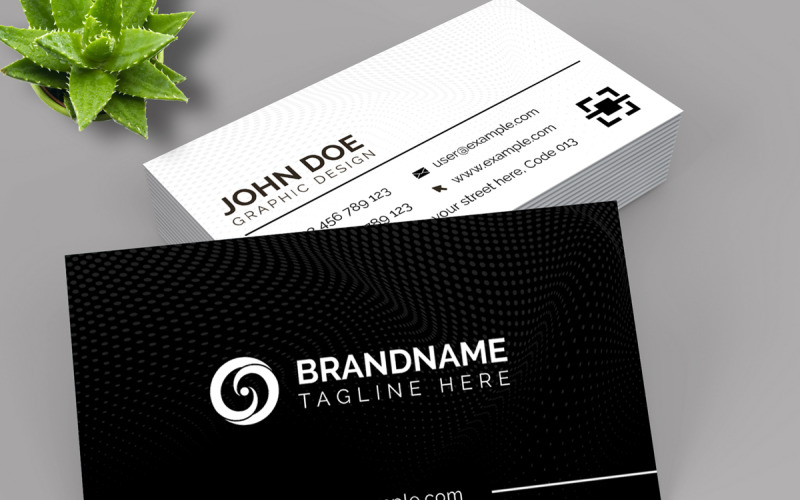 Business Card Layout / John Due Corporate Identity