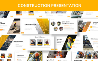 Construction Google Slide Template Presentation