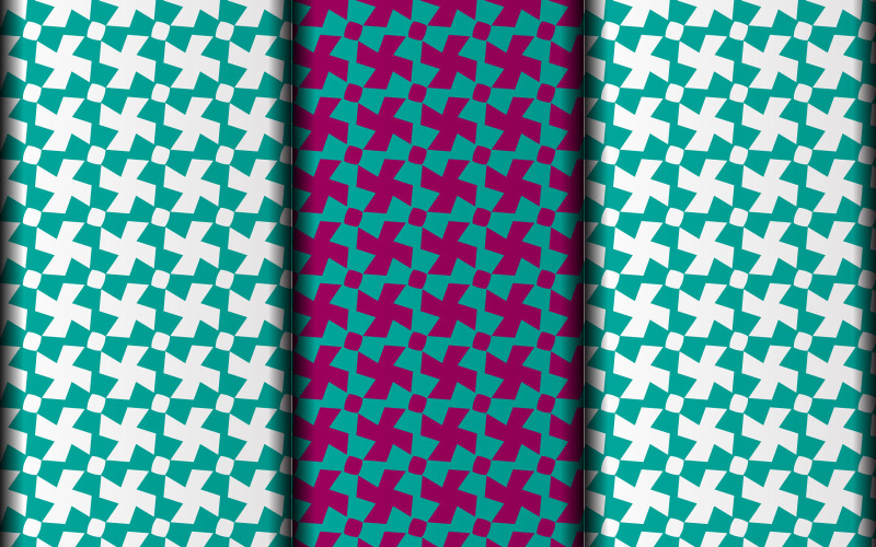 Flower style simple vector pattern design. Pattern