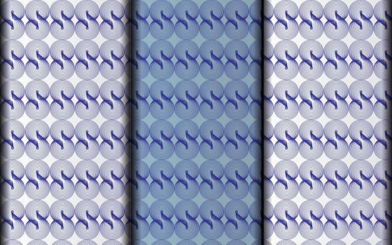 Geometric vector eps minimal floral pattern design Pattern