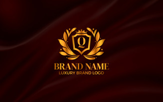 Luxury letter logo, Luxury Brand identity design V2