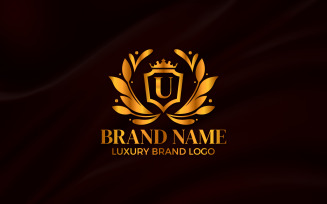 Luxury letter logo, Luxury Brand identity design V3