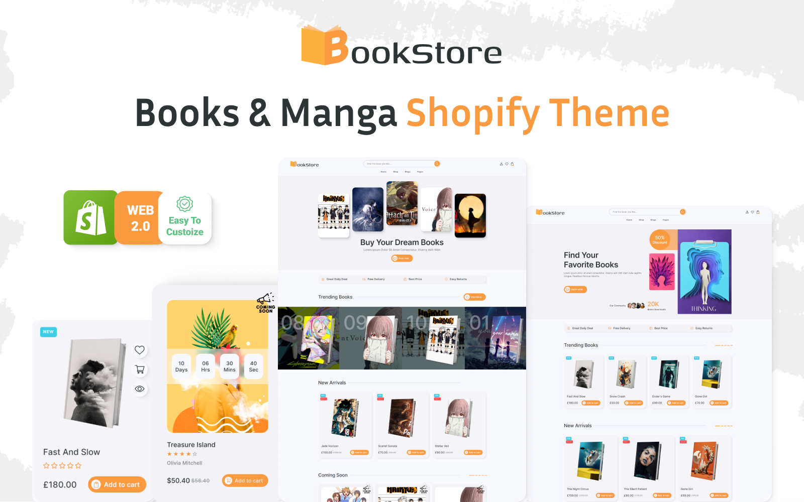 BookStore: Explore Books, Manga & Comics | Shopify Theme