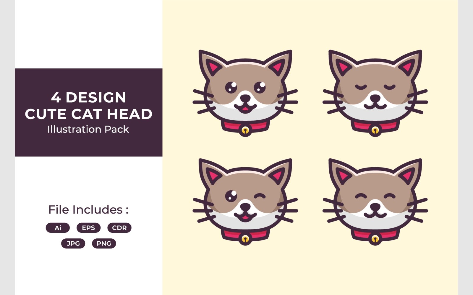 Kit Graphique #377863 Chat Feline Divers Modles Web - Logo template Preview