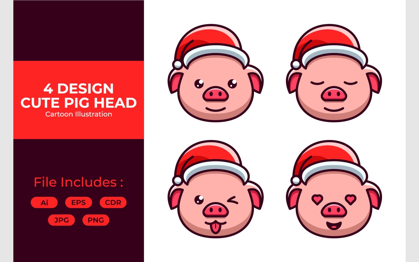 Template #377874 Animal Pig Webdesign Template - Logo template Preview