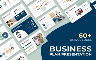 Business Plan Presentation Template Layout Design