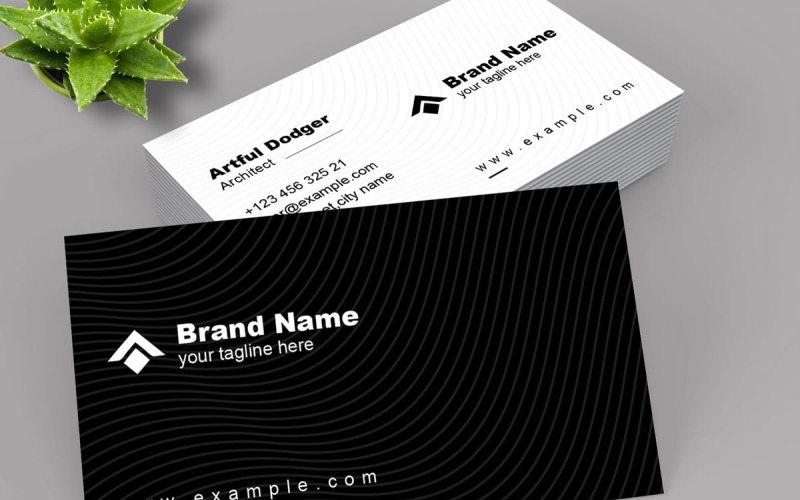 Creative Simple Business Cards Corporate Identity