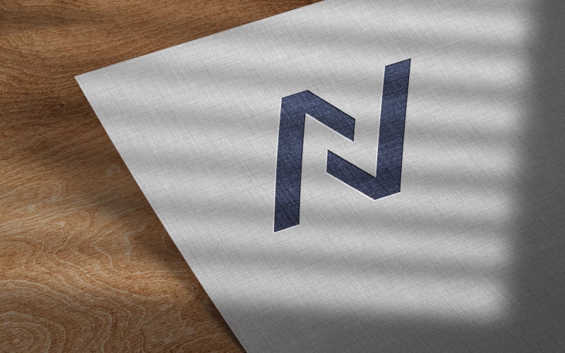 Monogram N letter logo template design Logo Template