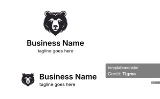 Bold Bear Brand Logo: Modern & Striking