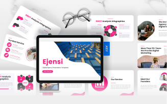 Ejensi – Digital Agency Keynote Template