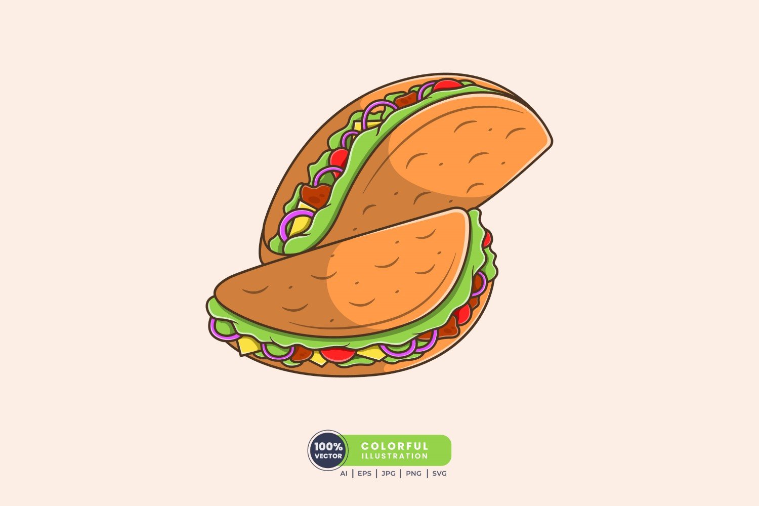 Kit Graphique #378174 Food Taco Divers Modles Web - Logo template Preview