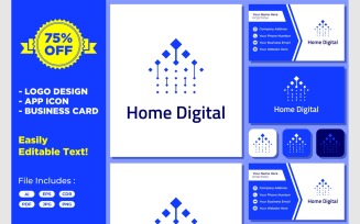 Home Digital House Technology Logo