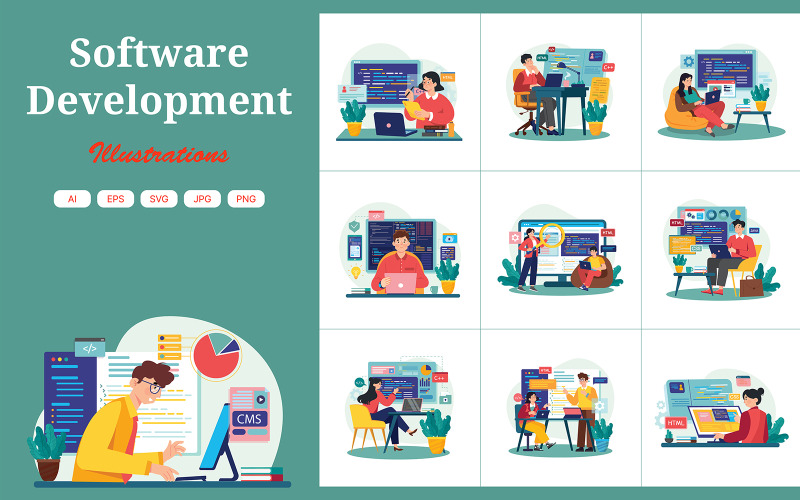 M641_Software Development Illustration Pack