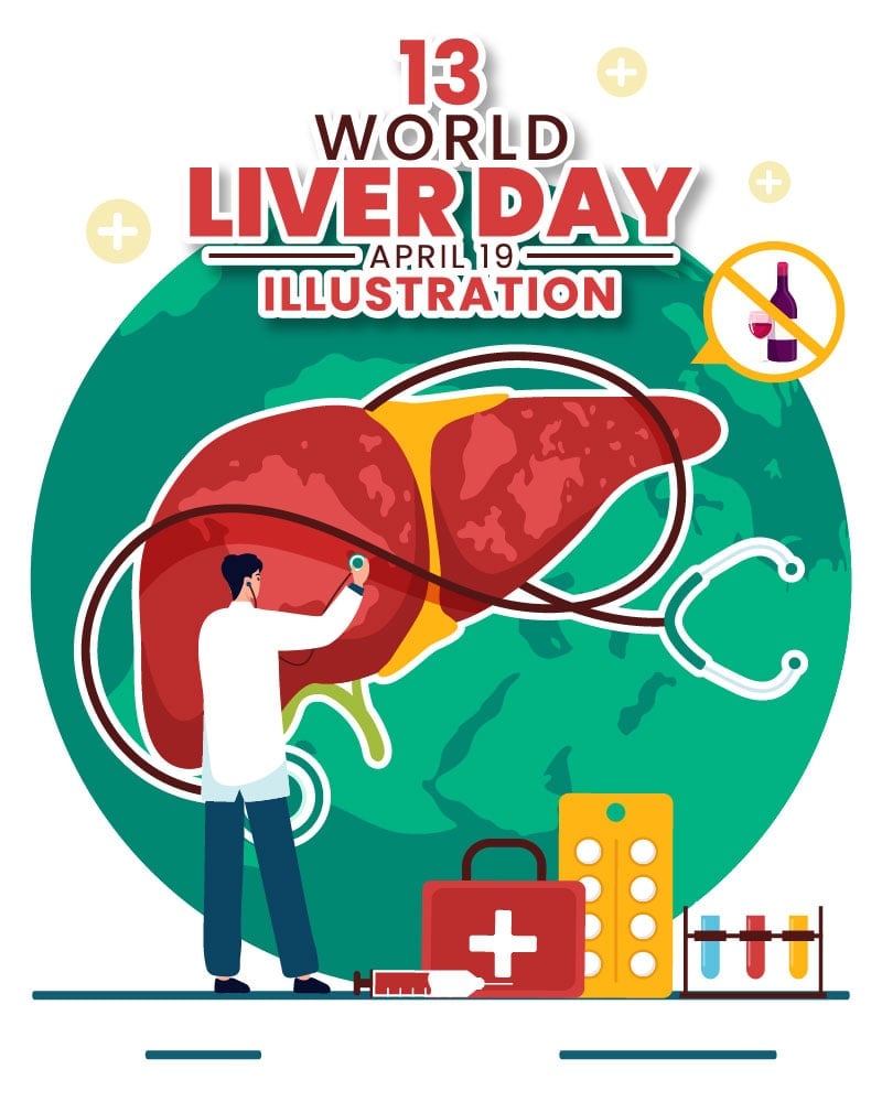 Kit Graphique #378253 Liver Hepatitis Divers Modles Web - Logo template Preview