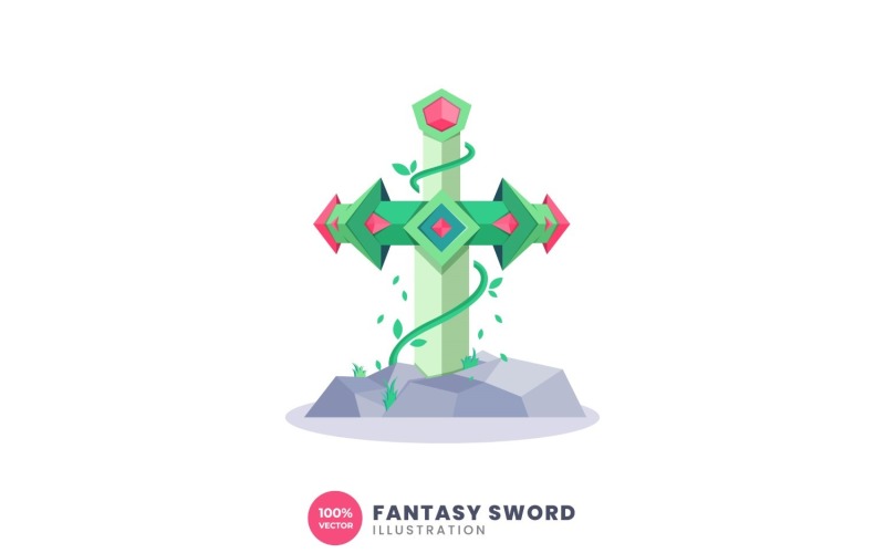 Fantasy Sword Illustration