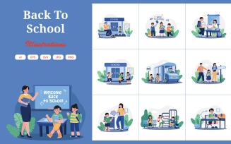 M603_Back To School Illustration Pack
