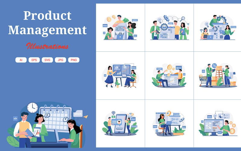 M609_Product Management Illustration Pack
