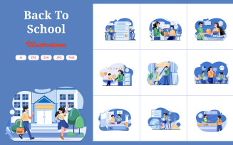 M610_Back To School Illustration Pack