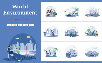 M612_World Environment Illustration Pack
