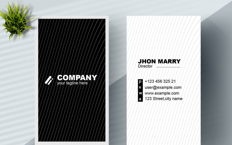 Creative Company Business Cards Template Corporate Identity