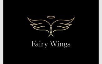 Fairy Wing Luxury Simple Logo