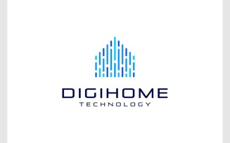 Home House Data Digital Technology Logo