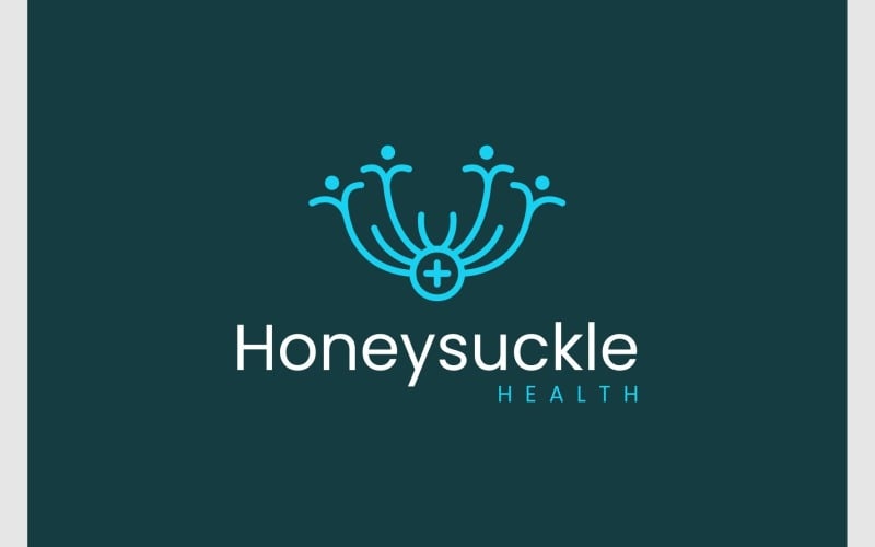 Honeysuckle Medical Medicine Logo Logo Template