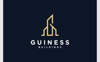 Letter G Property Building Real Estate Logo