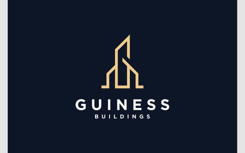 Letter G Property Building Real Estate Logo Logo Template