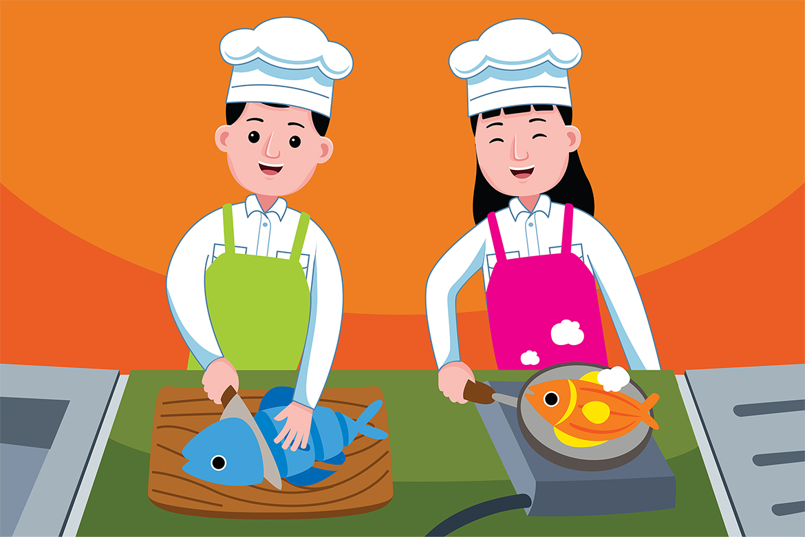 Kit Graphique #378425 Chef Restaurant Divers Modles Web - Logo template Preview