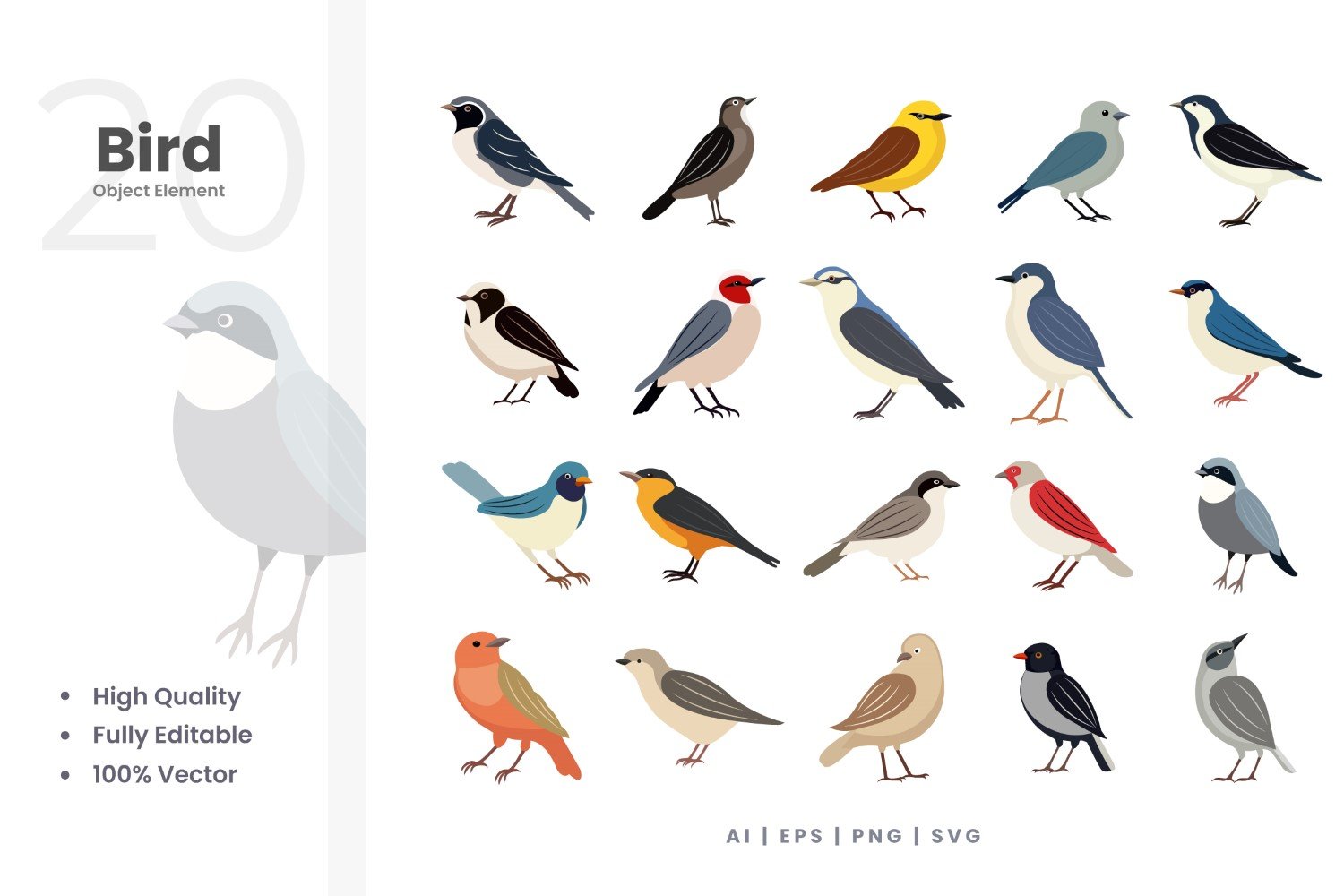 Template #378460 Vector Bird Webdesign Template - Logo template Preview