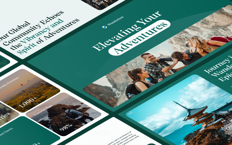Business Presentation Template — Wanderlust PowerPoint Template