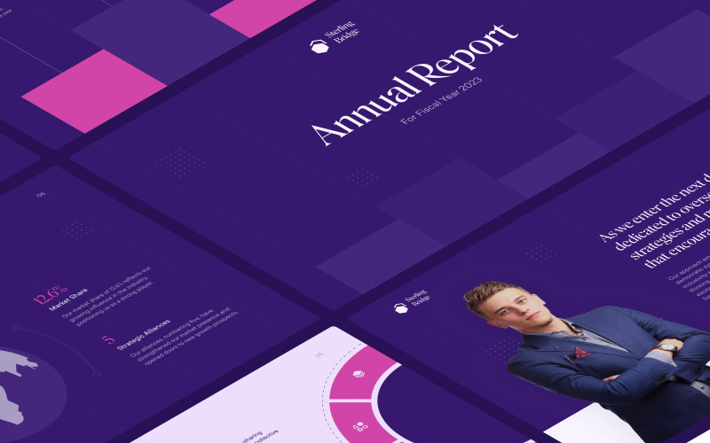 Financial Presentation Template — Sterling Bridge PowerPoint Template