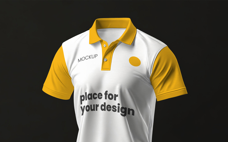 Polo Shirt Floating Design Mockups Product Mockup