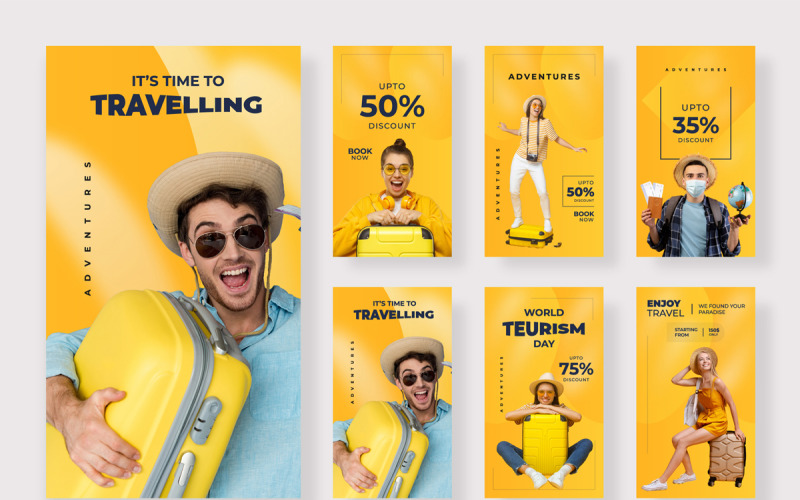 Travel Agency Instagram Story Template Corporate Identity