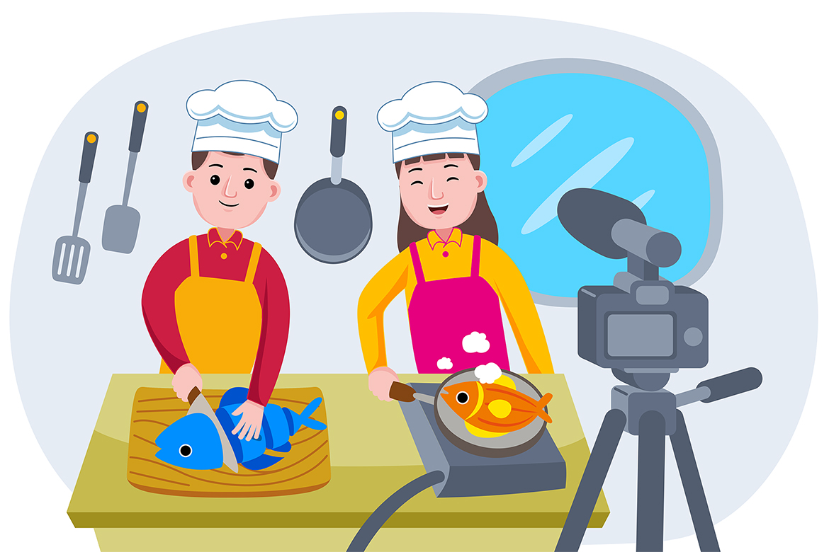 Kit Graphique #378514 Chef Cooking Divers Modles Web - Logo template Preview