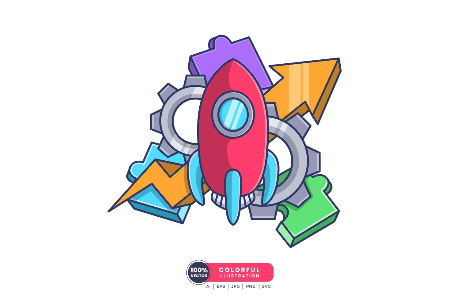Kit Graphique #378623 Colorful Creatif Divers Modles Web - Logo template Preview