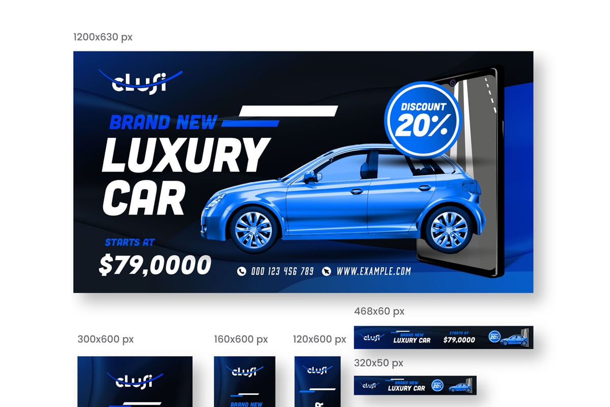 Kit Graphique #378641 Luxurycars Automotiveexcellence Divers Modles Web - Logo template Preview