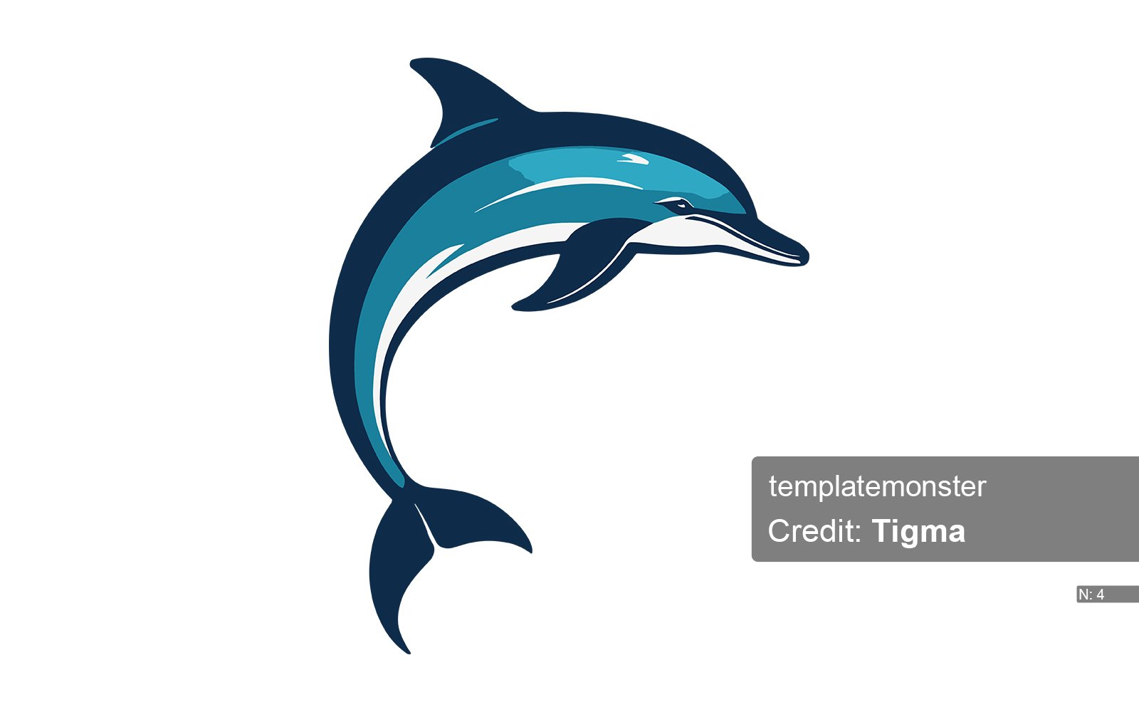 Kit Graphique #378645 Dolphin Vector Divers Modles Web - Logo template Preview