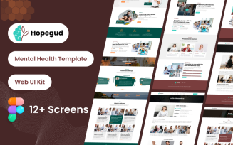 Hopegud | Mental Health, Counseling & Medical Figma Template
