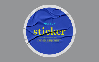 Round Sticker Mockup PSD Template.10