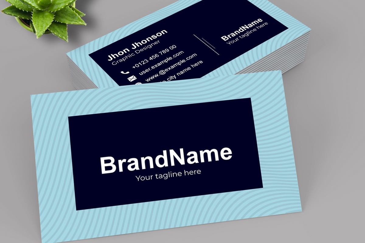 Template #378779 Business Card Webdesign Template - Logo template Preview