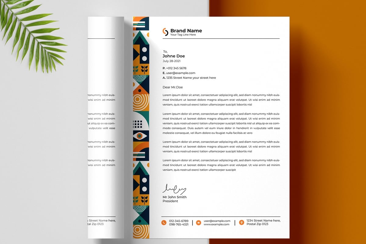 Template #378781 Business Letter Webdesign Template - Logo template Preview