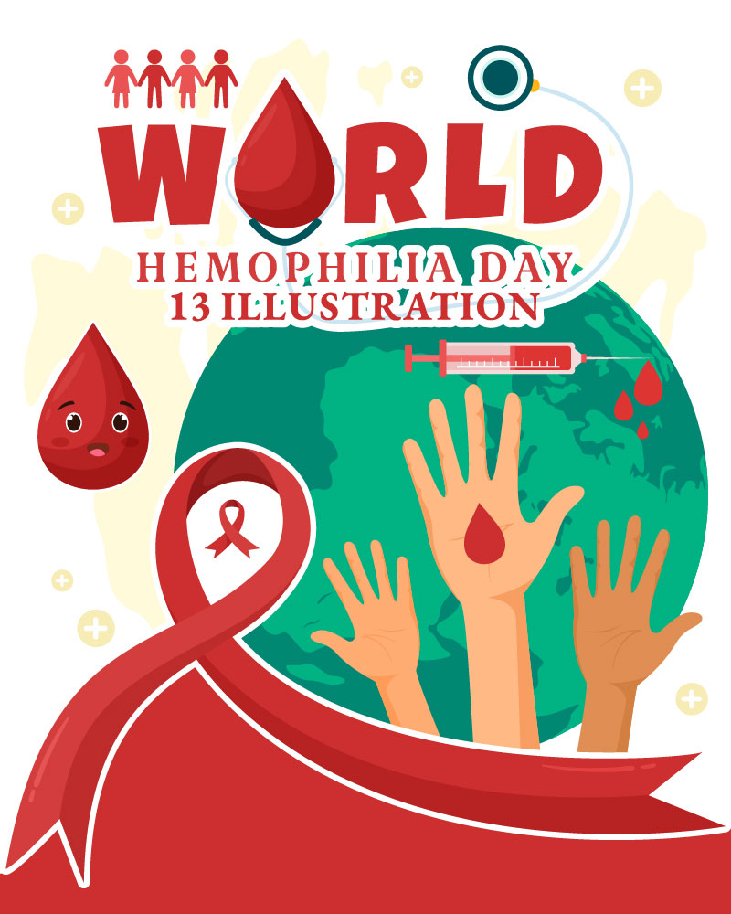 Kit Graphique #378787 Hemophilia Jour Web Design - Logo template Preview