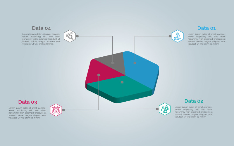 3d polygon style vector infographic elements design. Infographic Element