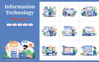 M562_Information Technology Illustration Pack 1