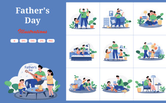 M578_Father's Day Illustration Pack