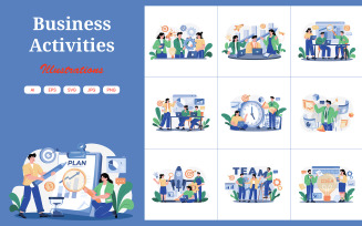 M580_Business Activities Illustration Pack